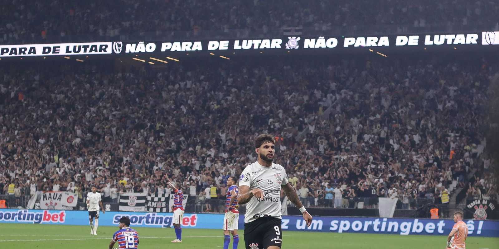 sul-americana:-corinthians-e-fortaleza-ficam-no-1-a-1-na-ida-da-semi