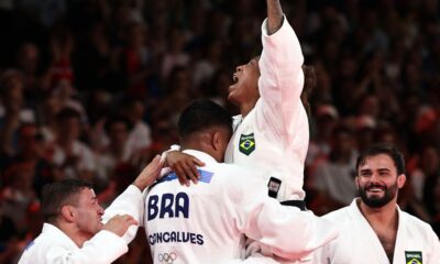 judo:-brasil-bate-eua-em-disputa-por-equipes,-1a-apos-bronze-em-paris